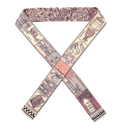 Louis Vuitton Silk Jeu De Louis BB Bandeau Pink 1 of 5