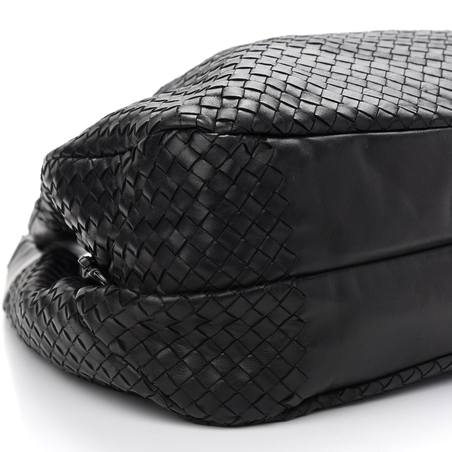Nappa Intrecciato Medium Campana Black