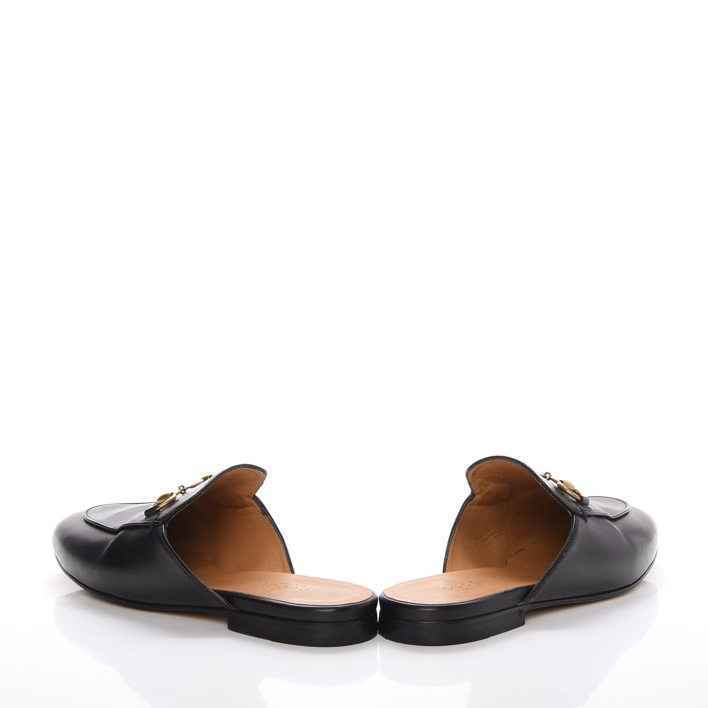 Calfskin Womens Princetown Slippers 36 Black