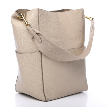Celine Soft Grained Calfskin Sangle Bucket Bag Dune 2 of 17