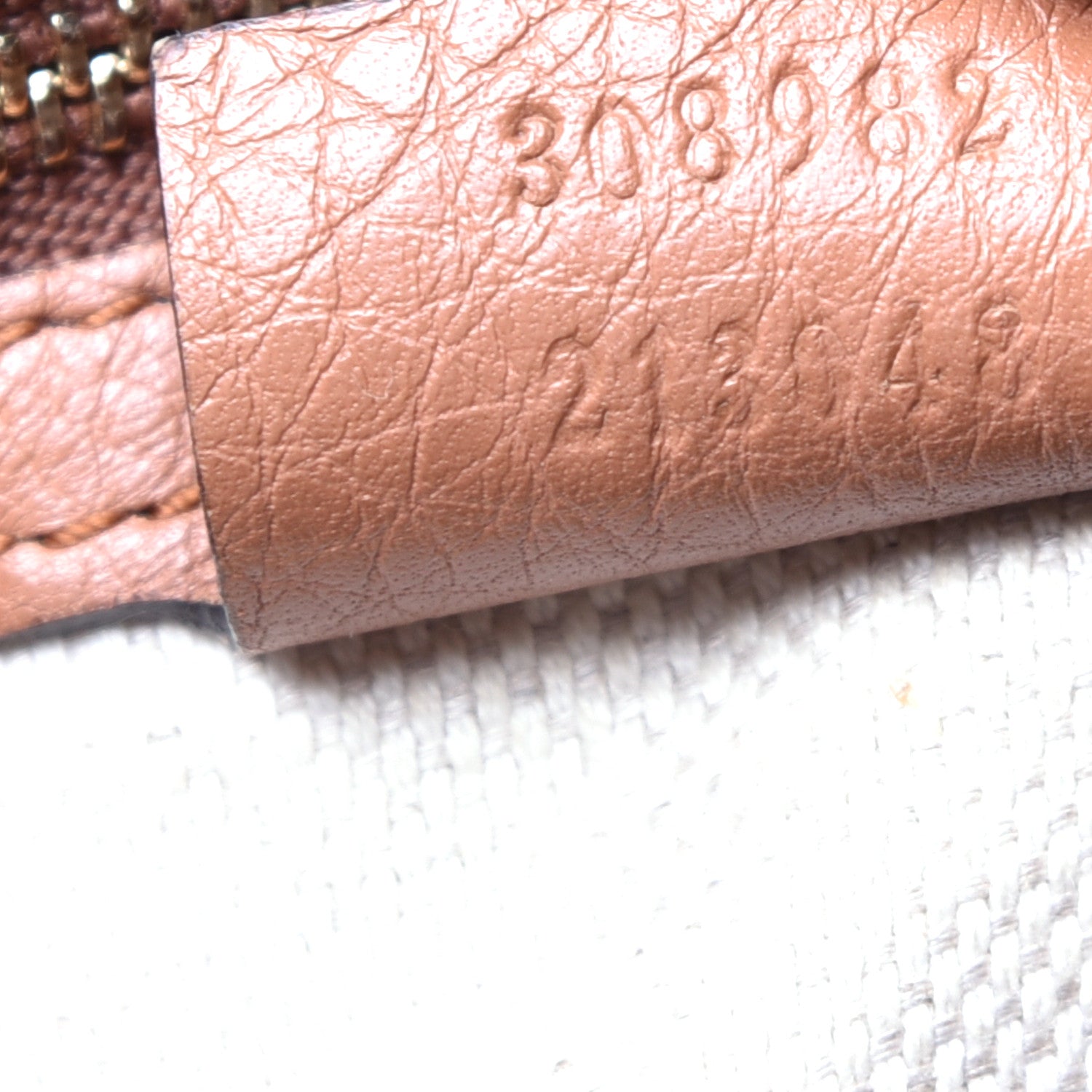 Gucci Pebbled Calfskin Medium Soho Chain Shoulder Bag Dusty Blush 7 of 9