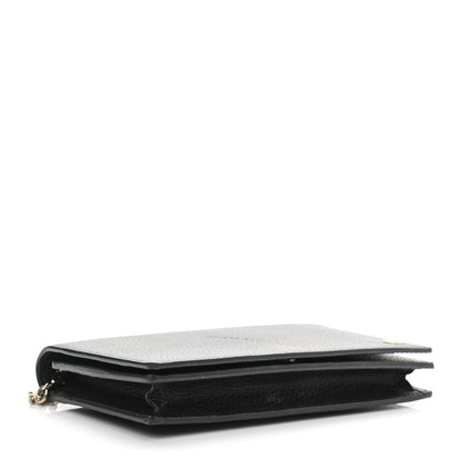 Gucci Dollar Calfskin Medium Betty Chain Wallet Black 4 of 12