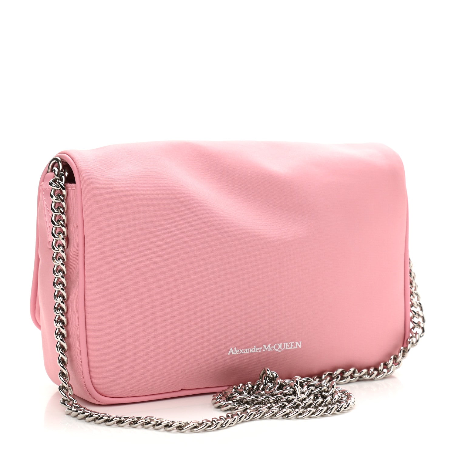 Alexander McQueen Nylon Skull Camera Crossbody Bag Pink 3 of 11