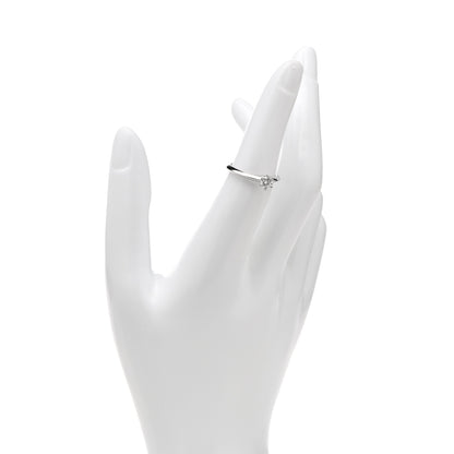 Tiffany Platinum Diamond .34ct Solitaire Engagement Ring 51 5.75 2 of 5