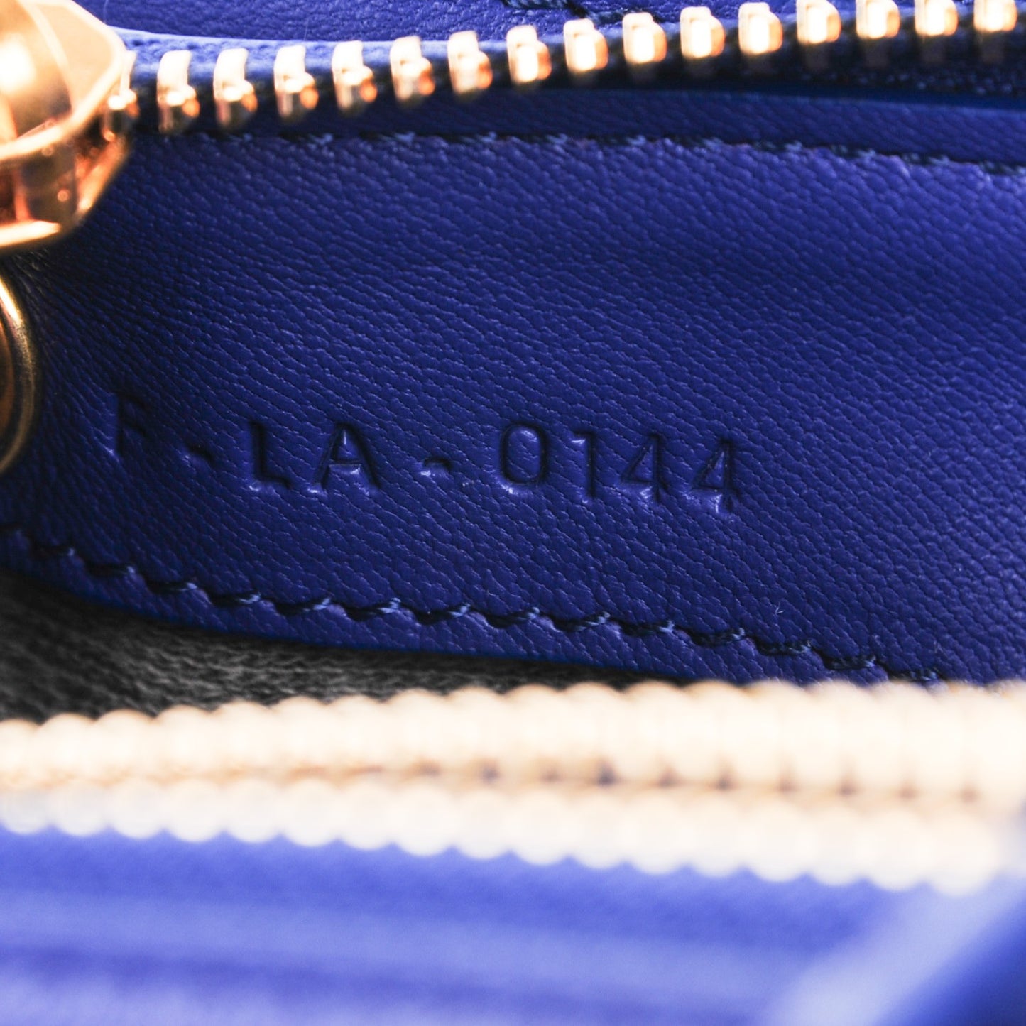 Lambskin Small Trio Crossbody Bag Indigo