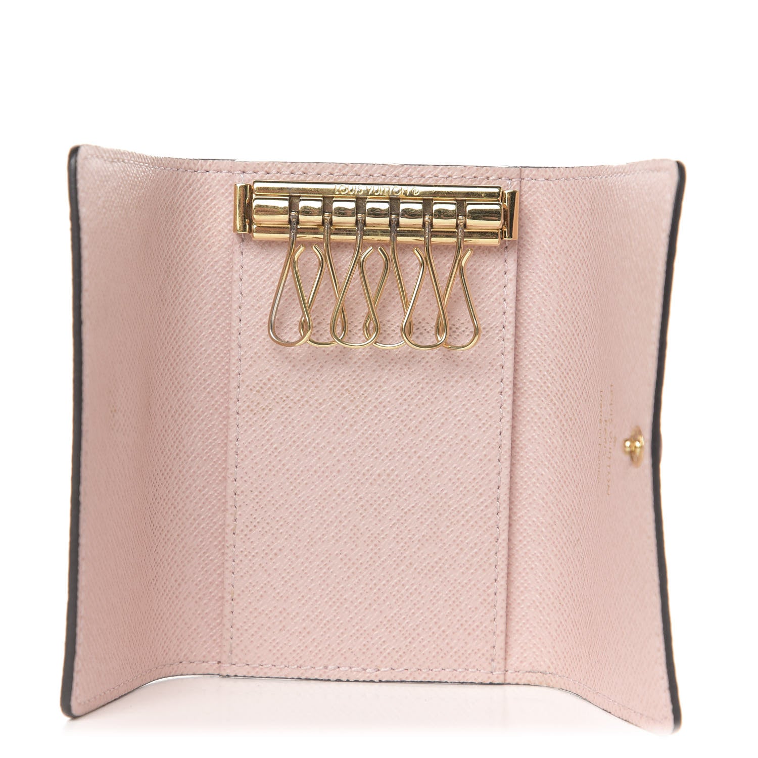 Louis Vuitton Damier Ebene Multicles 6 Key Holder Rose Ballerine 5 of 7