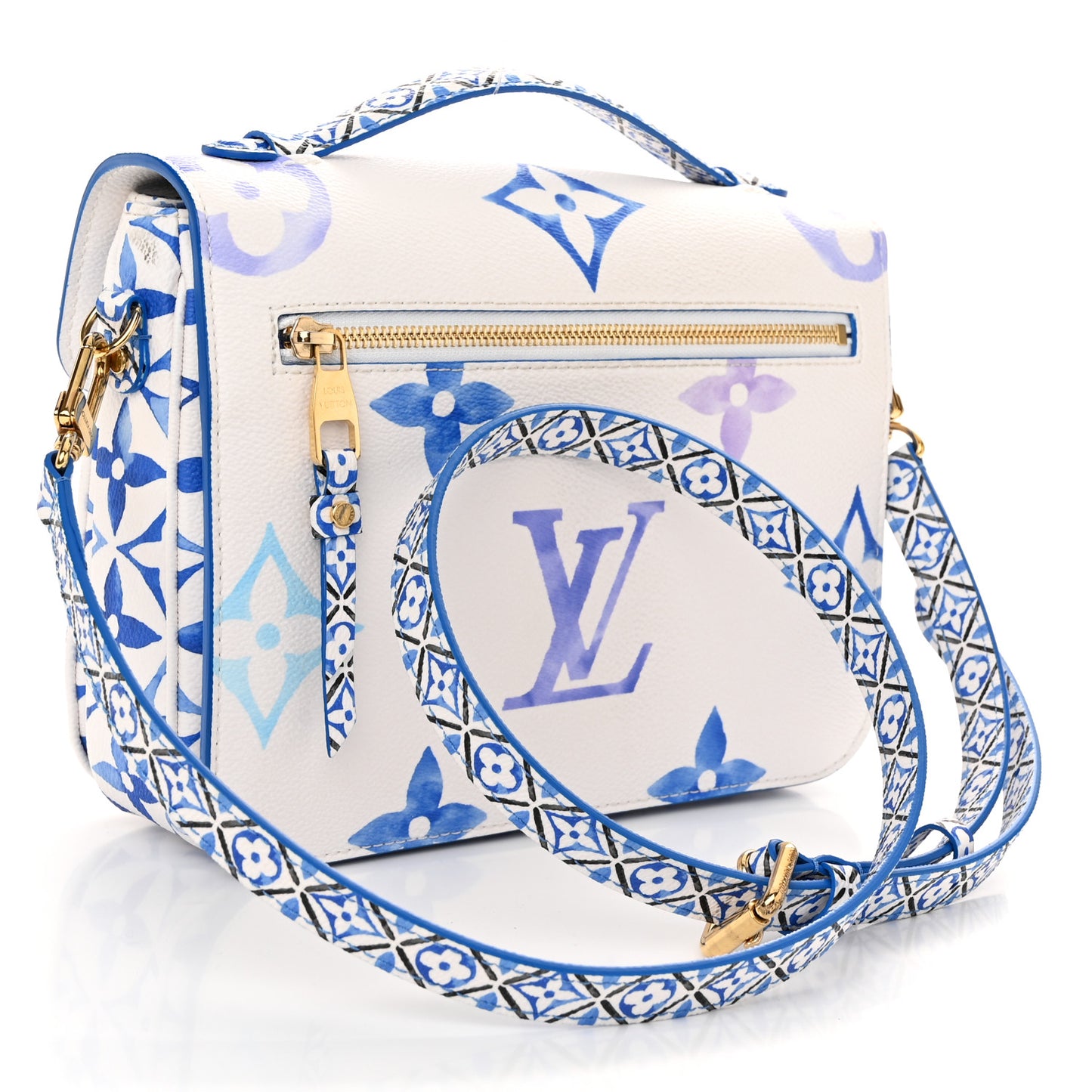 Monogram Giant By The Pool Pochette Metis MM Blue