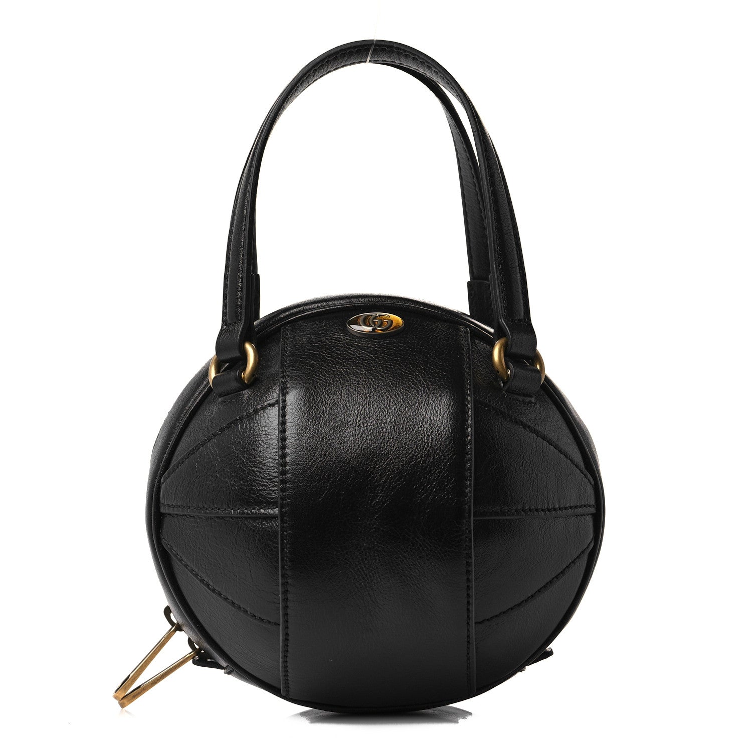 Gucci Piuma Lux Energy Mini Tifosa Basketball Shaped Shoulder Bag Black 1 of 7