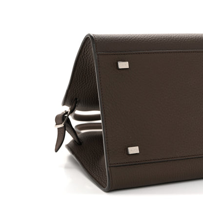 The Row Grained Calfskin Soft Margaux 10 Bag Deep Brown 8 of 10
