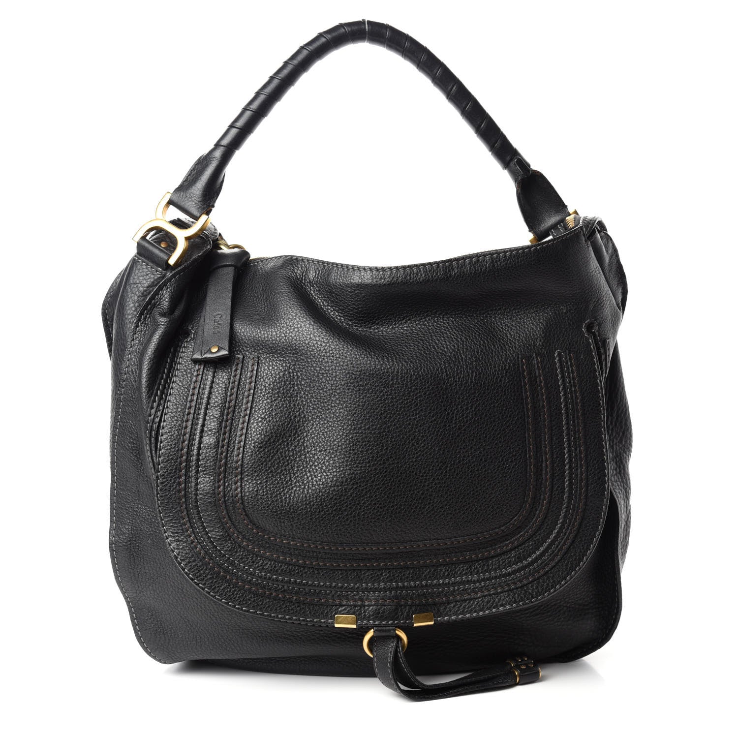 Chloe Calfskin Large Marcie Hobo Black 1 of 15