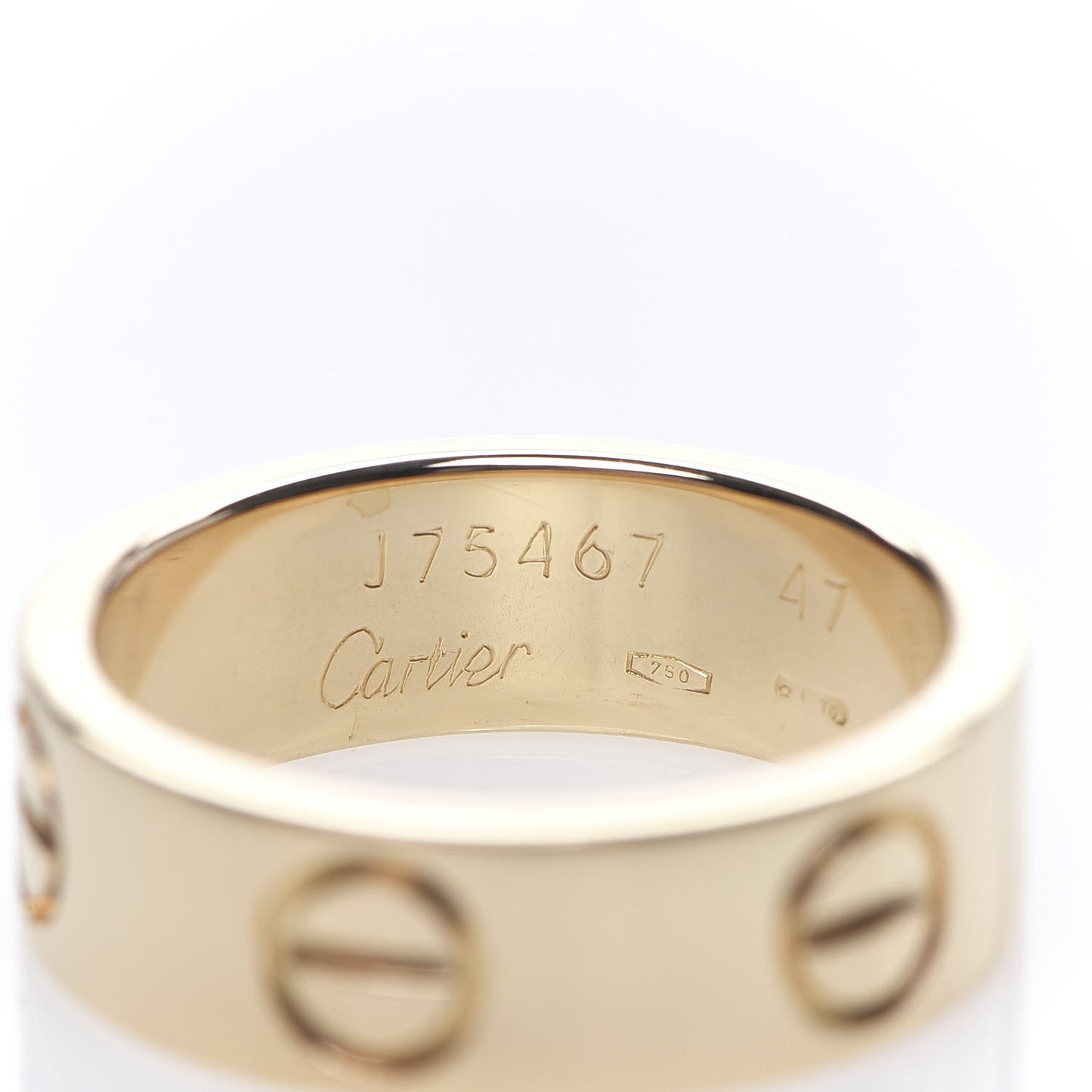 18K Yellow Gold 5.5mm LOVE Ring 47 4