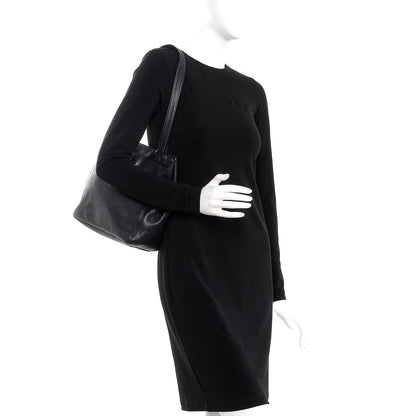 Chanel Caviar CC Shoulder Bag Black 2 of 8