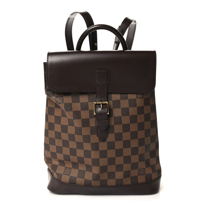 Louis Vuitton Damier Ebene Soho Backpack 1 of 10