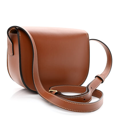 Celine Smooth Calfskin Cuir Triomphe Folco Crossbody Bag Tan 3 of 11