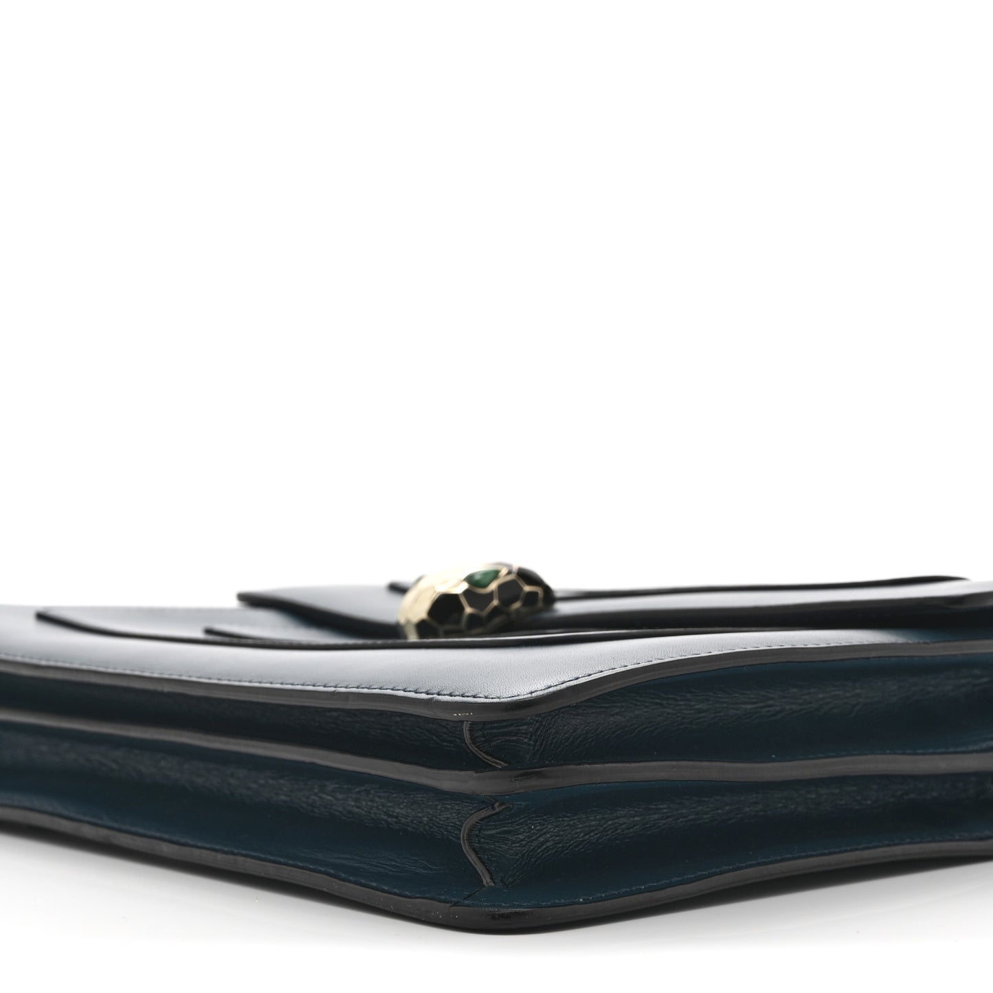 Calfskin Serpenti Forever Shoulder Bag Emerald Green