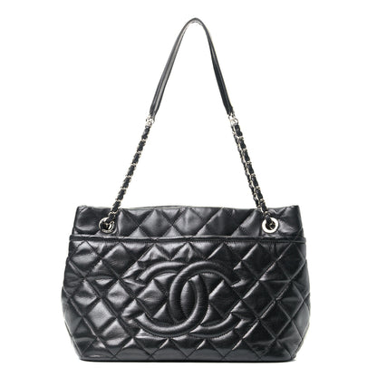 Chanel Caviar Quilted Timeless CC Soft Tote Black 1 of 8