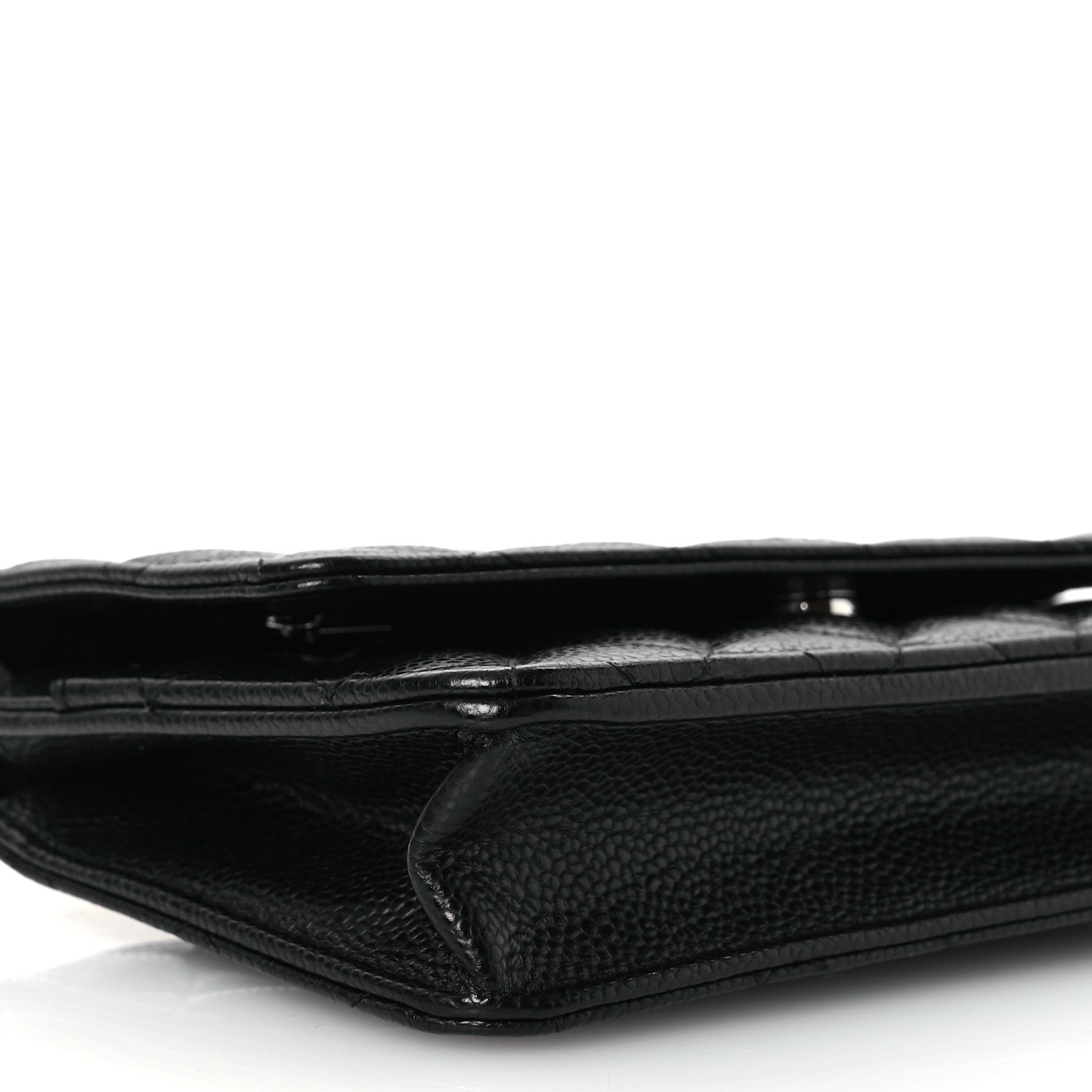 Chanel Caviar Quilted Wallet on Chain WOC Black 10 of 13