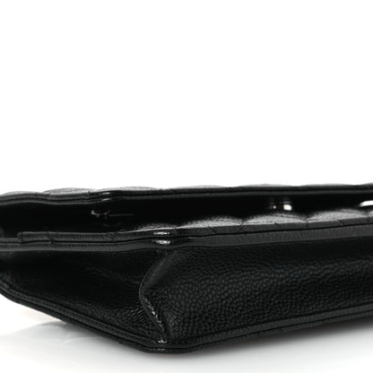 Chanel Caviar Quilted Wallet on Chain WOC Black 10 of 13