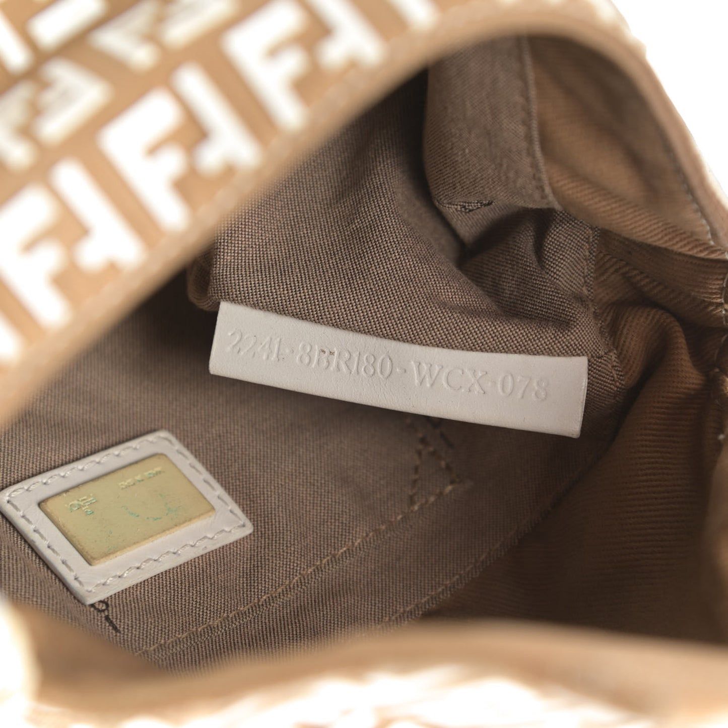 Zucchino Embellished Mini Mama Baguette Beige