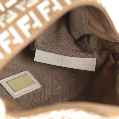 Fendi Zucchino Embellished Mini Mama Baguette Beige 7 of 21