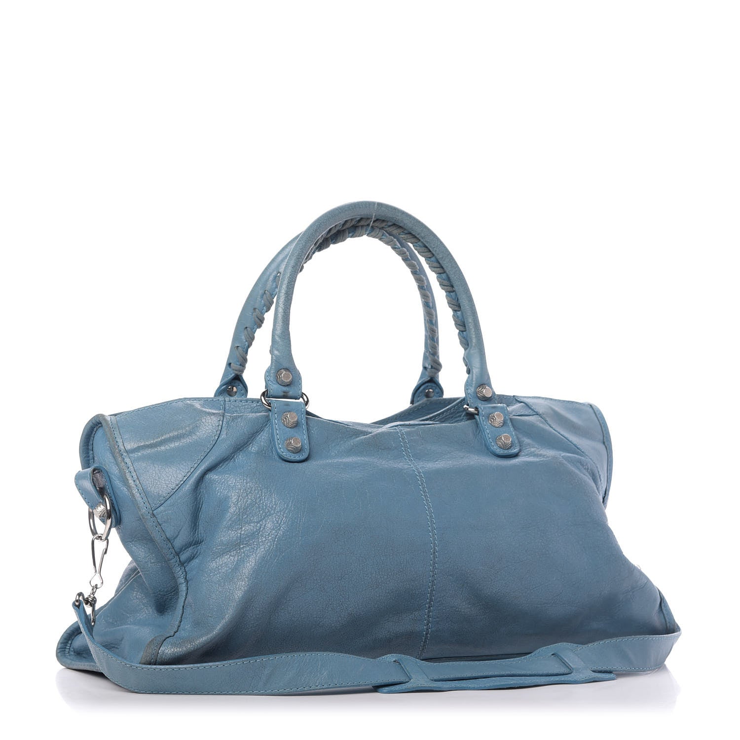 Balenciaga Agneau Giant 12 Silver Hardware Part Time Bleu Indigo 4 of 10