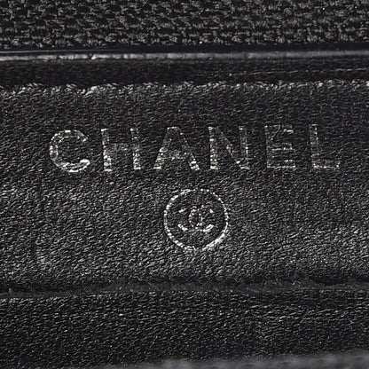 Chanel Patent Quilted Boy Zip Around Wallet Burgundy 6 of 9