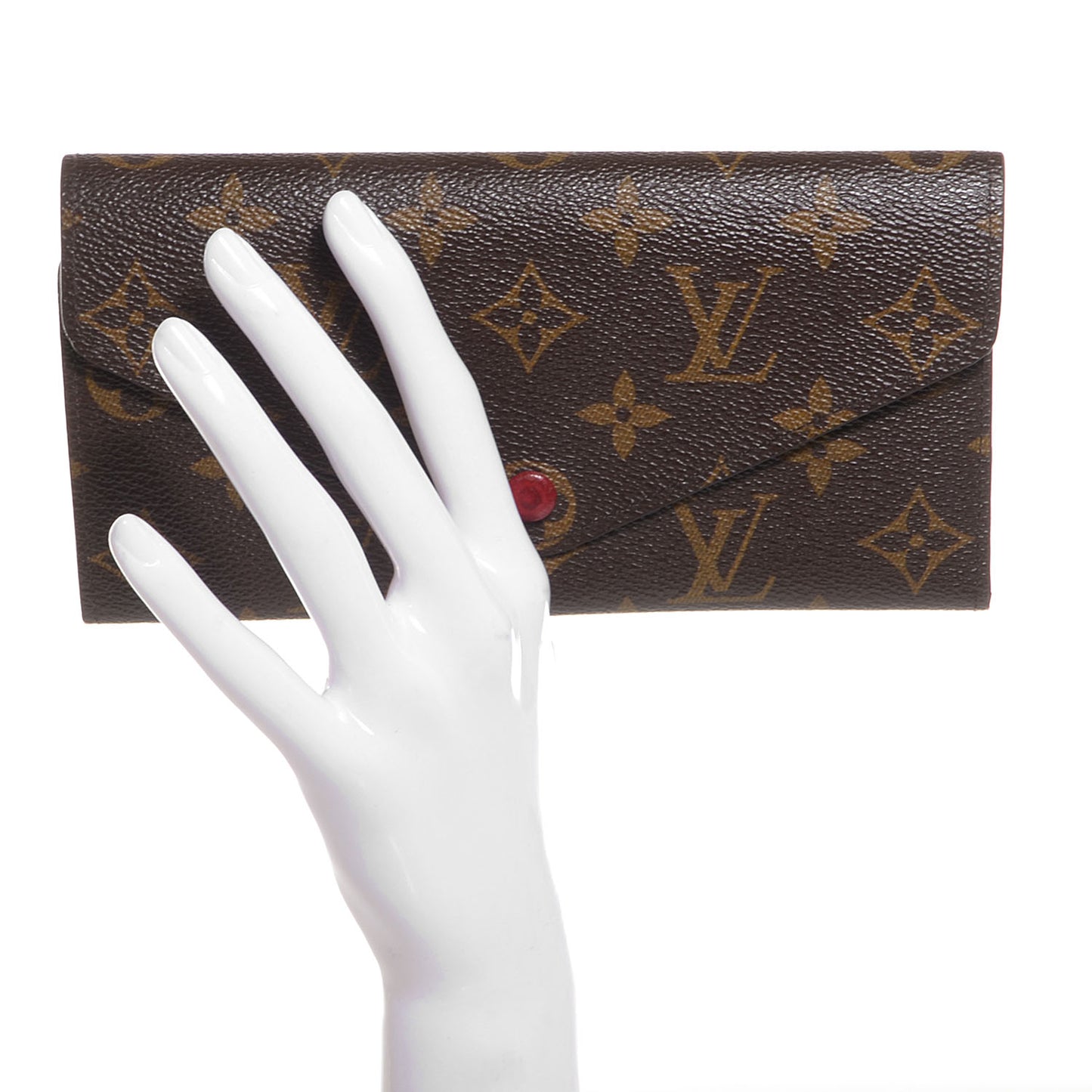 Monogram Josephine Wallet Red