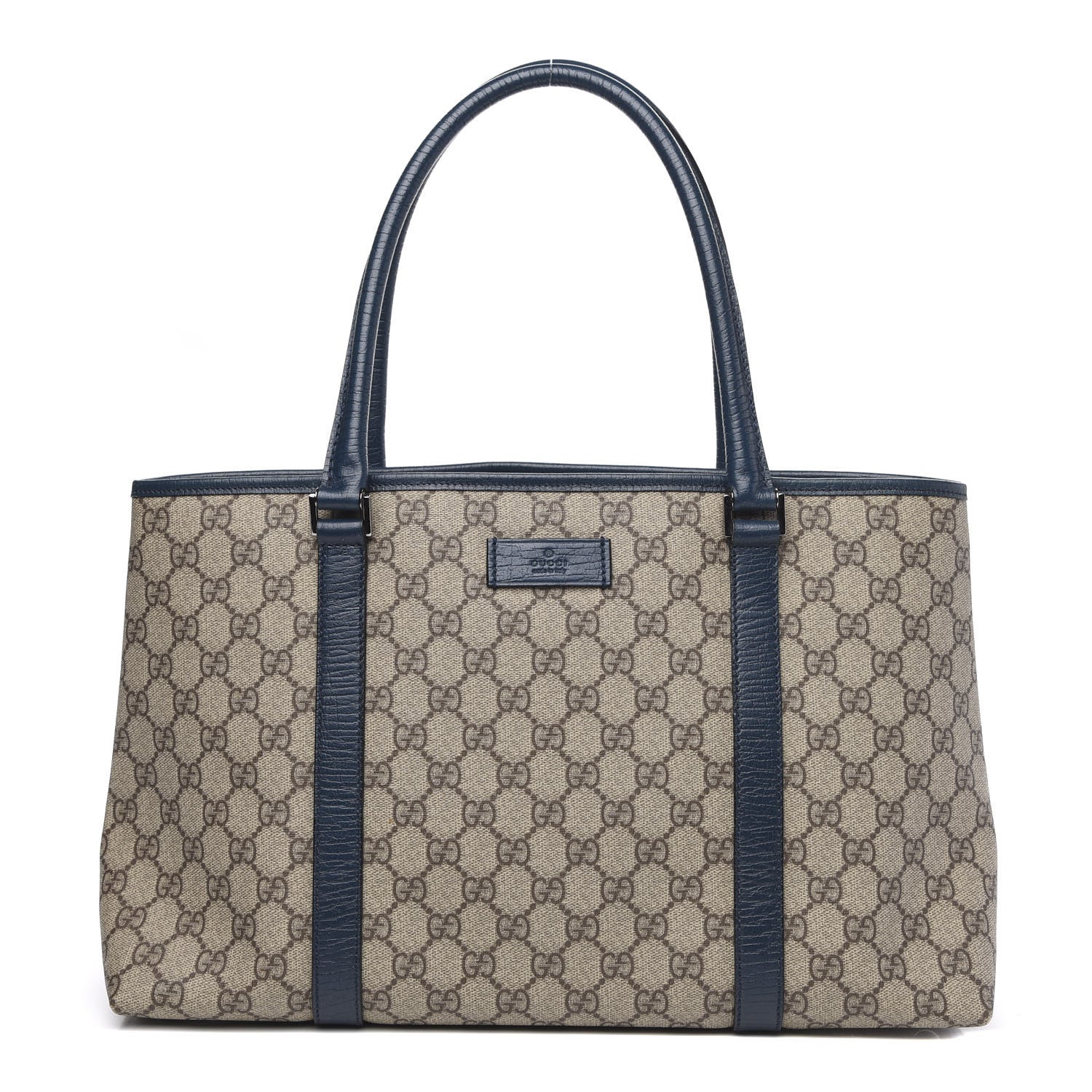 Gucci GG Plus Monogram Medium Joy Tote Navy 1 of 12