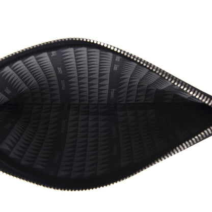 Proenza Schouler Diamond Calfskin Embossed Zip Pouch Black 5 of 6
