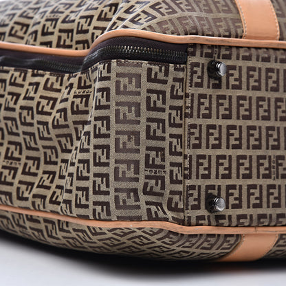 Fendi Zucchino Large Travel Bag Tan 12 of 21