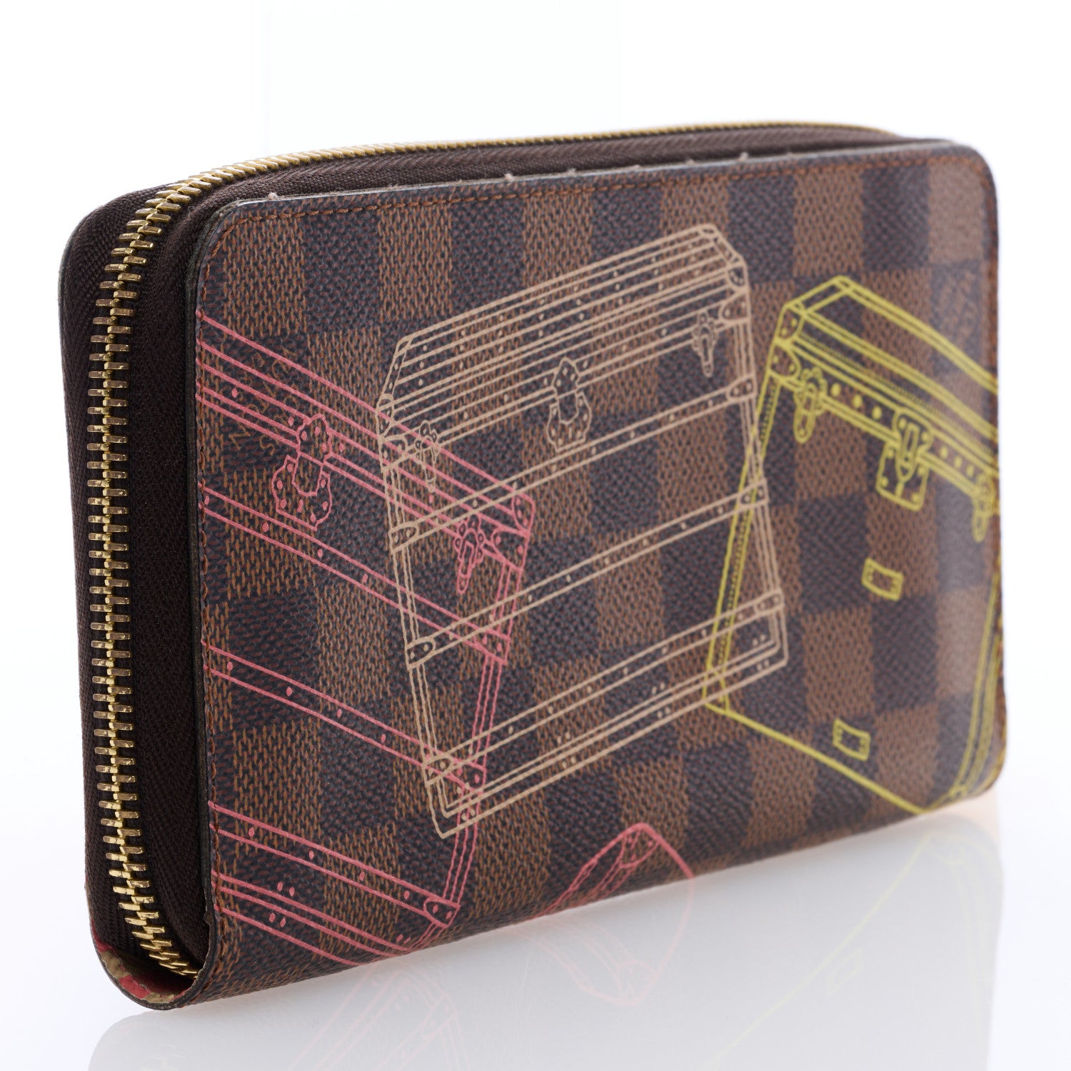 Louis Vuitton Damier Ebene 2014 Christmas Animation Zippy Wallet 3 of 6