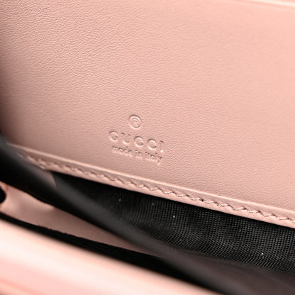 Gucci Calfskin Matelasse GG Marmont Zip Around Wallet Perfect Pink 6 of 8