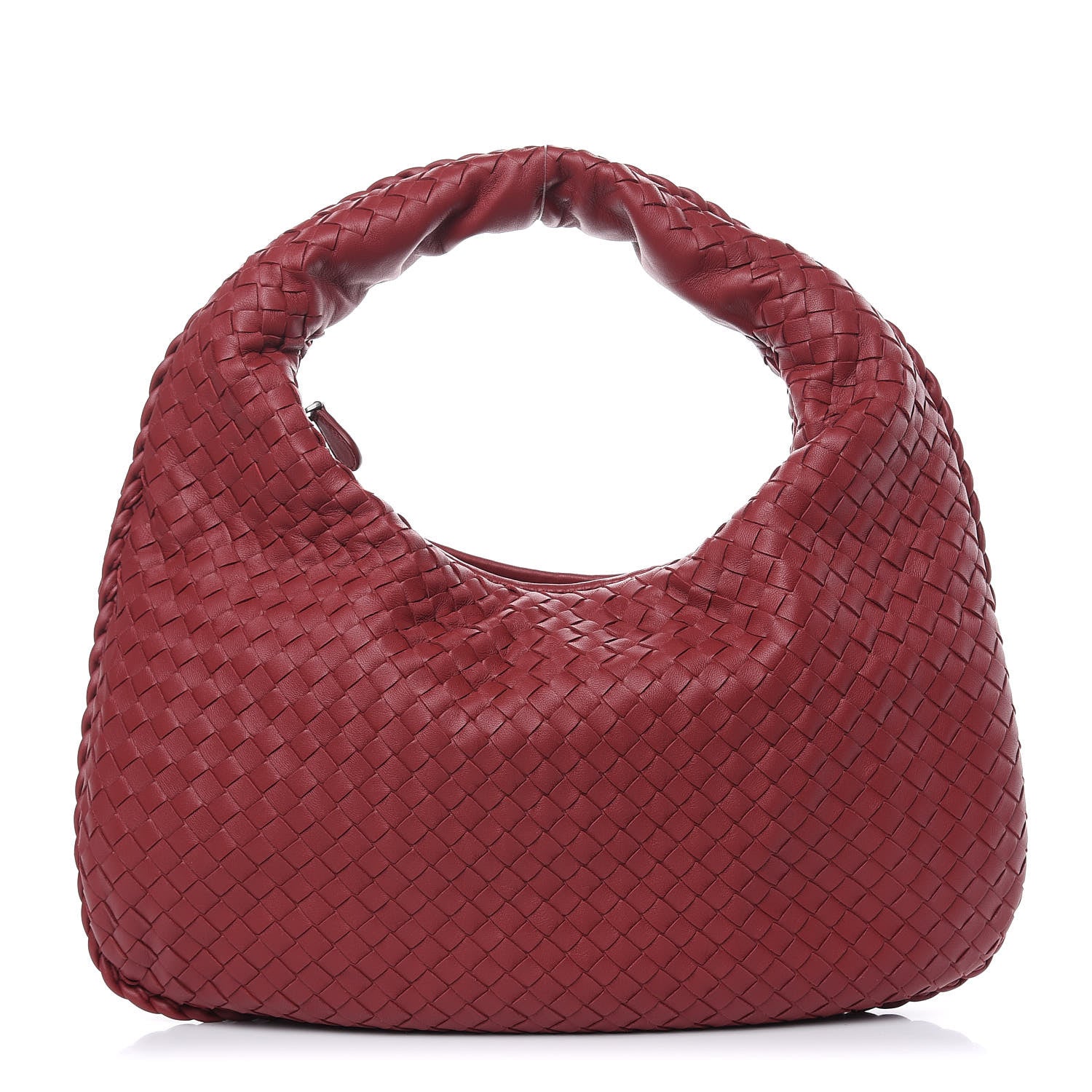Bottega Veneta Nappa Intrecciato Medium Veneta Hobo Bordeaux 1 of 10