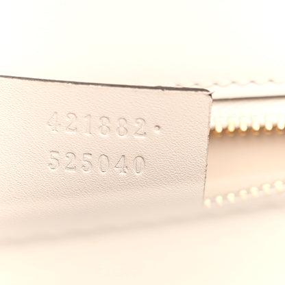 Gucci Calfskin Small Sylvie Shoulder Bag Off White 7 of 10