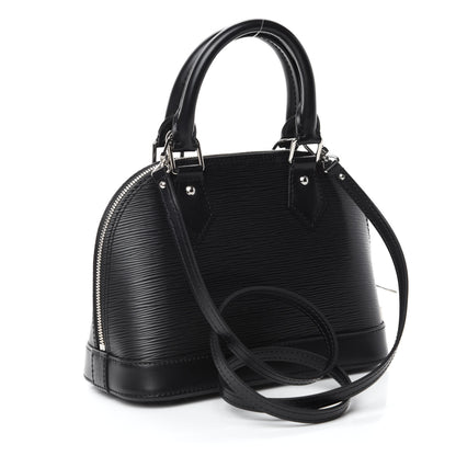 Louis Vuitton Epi Alma BB Black 3 of 11