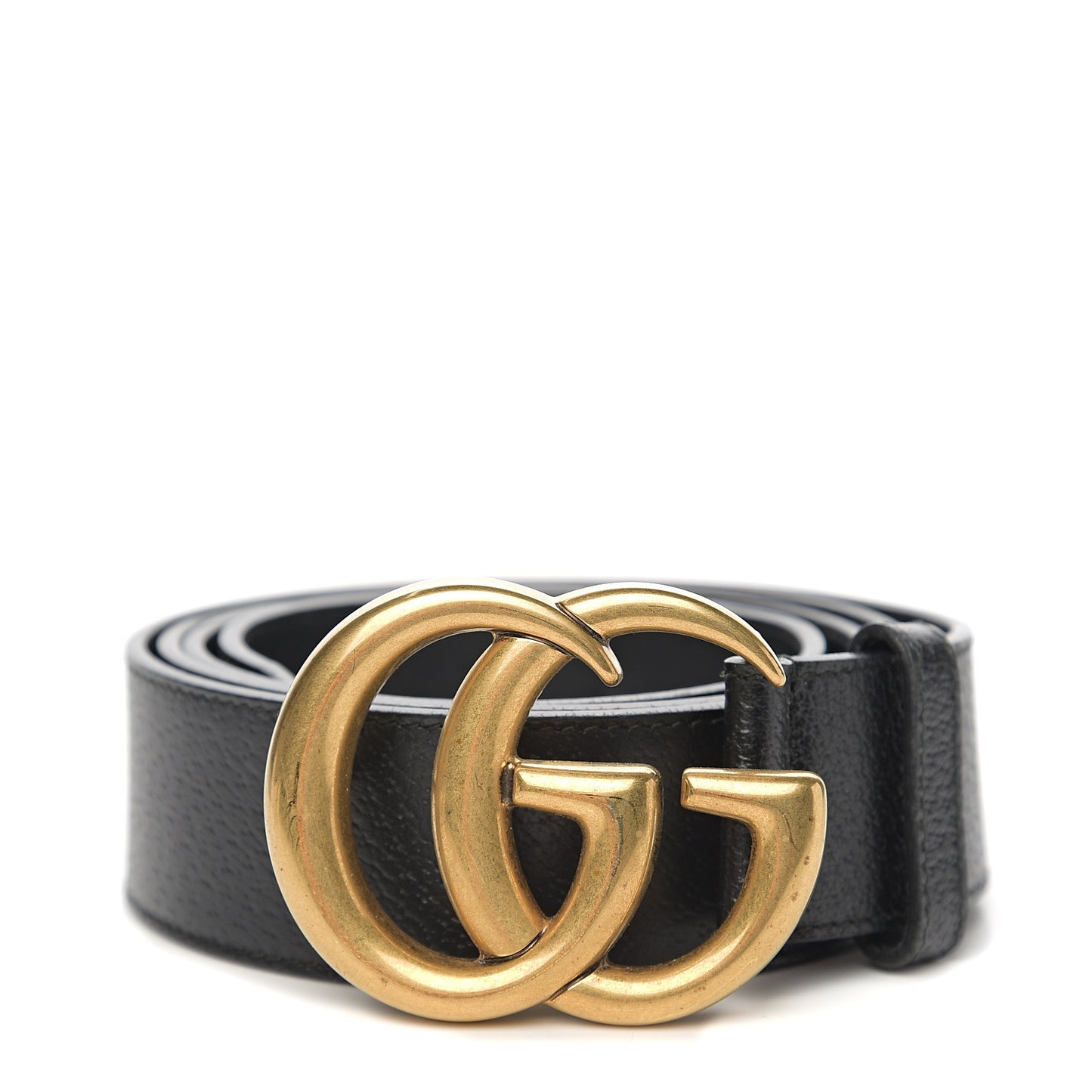 Textured Calfskin Double G 40mm Belt 115 46 Black