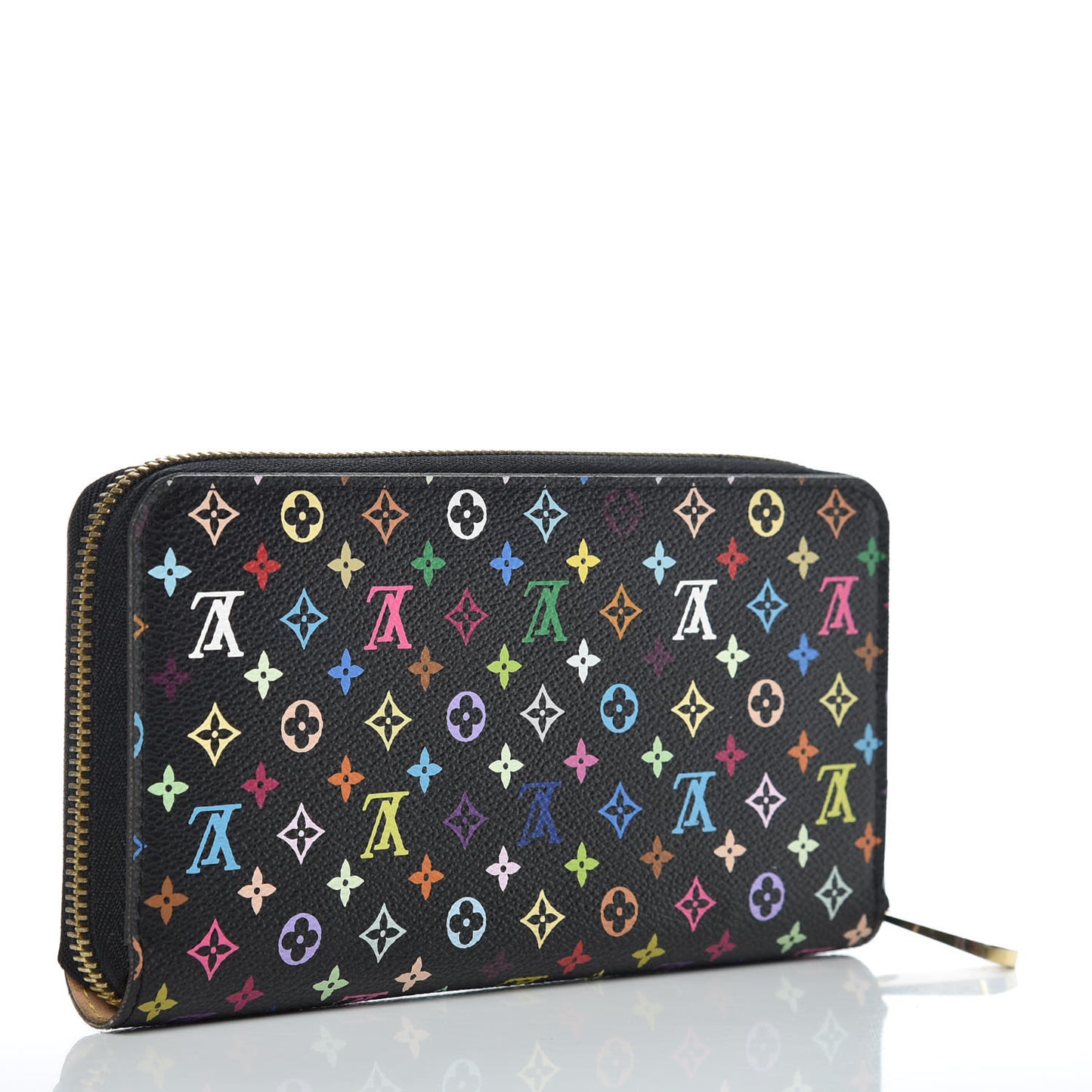 Monogram Multicolor Zippy Wallet Black