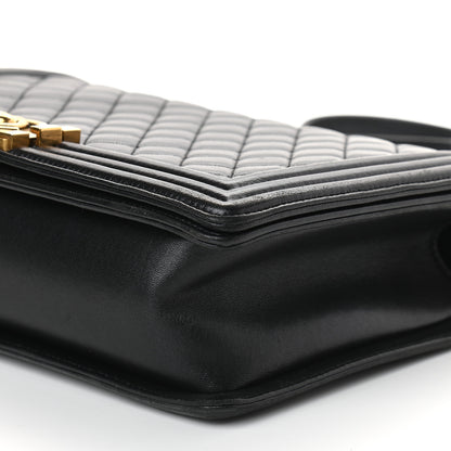 Chanel Lambskin Quilted New Medium Boy Flap Black 8 of 8