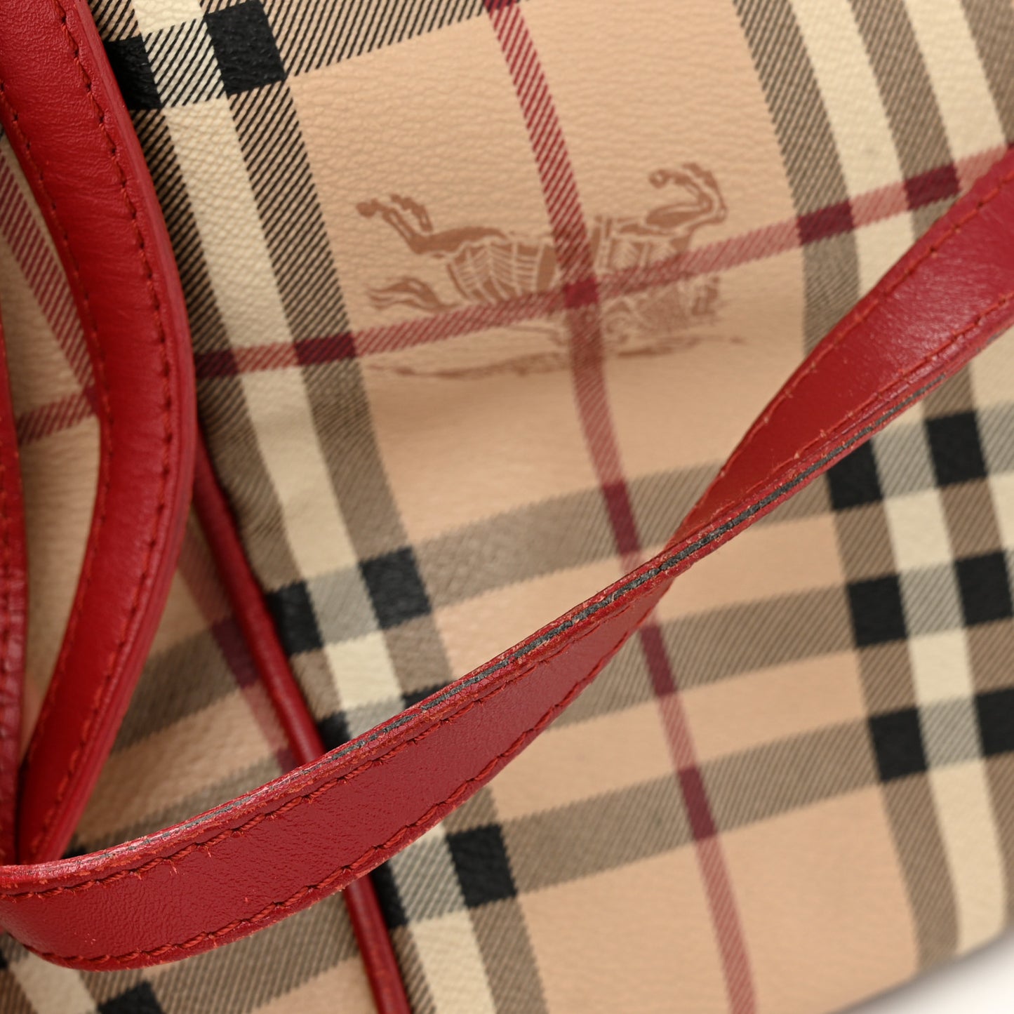 Haymarket Check Small Canterbury Tote Red