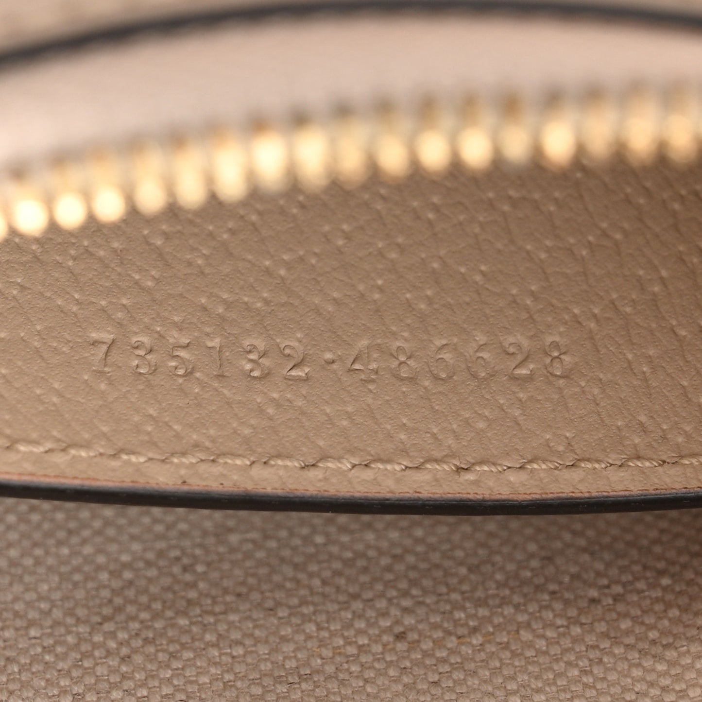 GG Supreme Monogram Textured Dollar Calfskin Web Small Ophidia GG Handbag Beige Mystic White Oatmeal