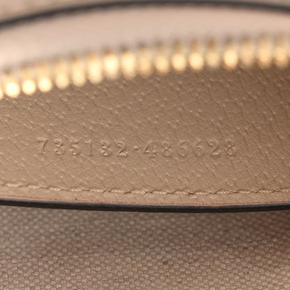 Gucci GG Supreme Monogram Textured Dollar Calfskin Web Small Ophidia GG Handbag Beige Mystic White Oatmeal 7 of 11