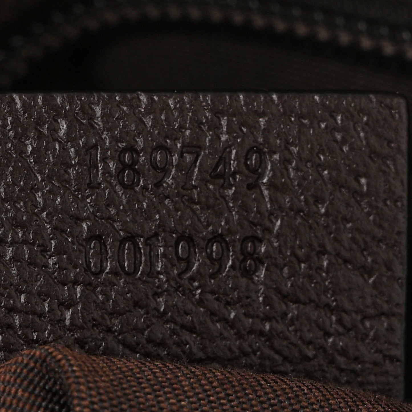 Monogram Web Small Flat Messenger Crossbody Dark Brown