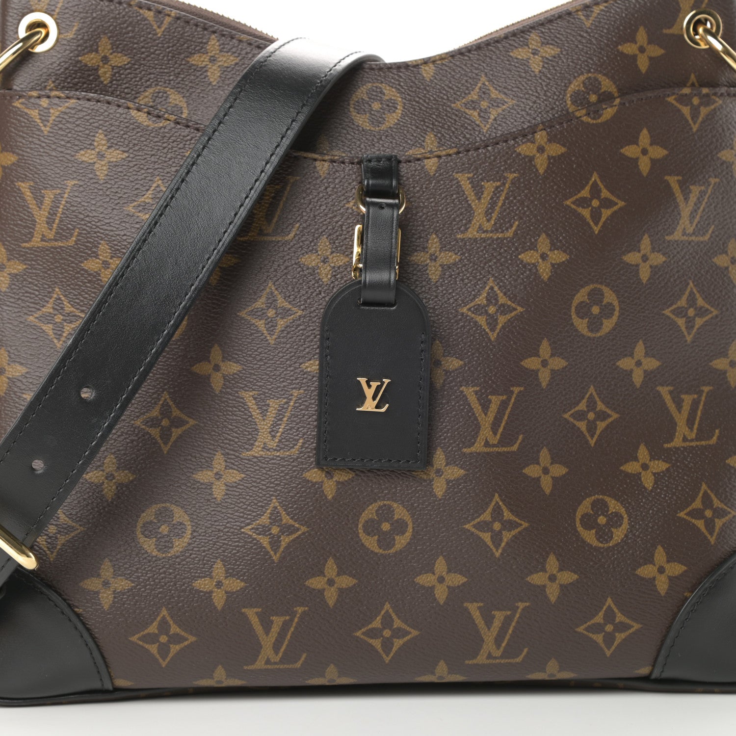 Louis Vuitton Monogram Odeon MM Black 8 of 14