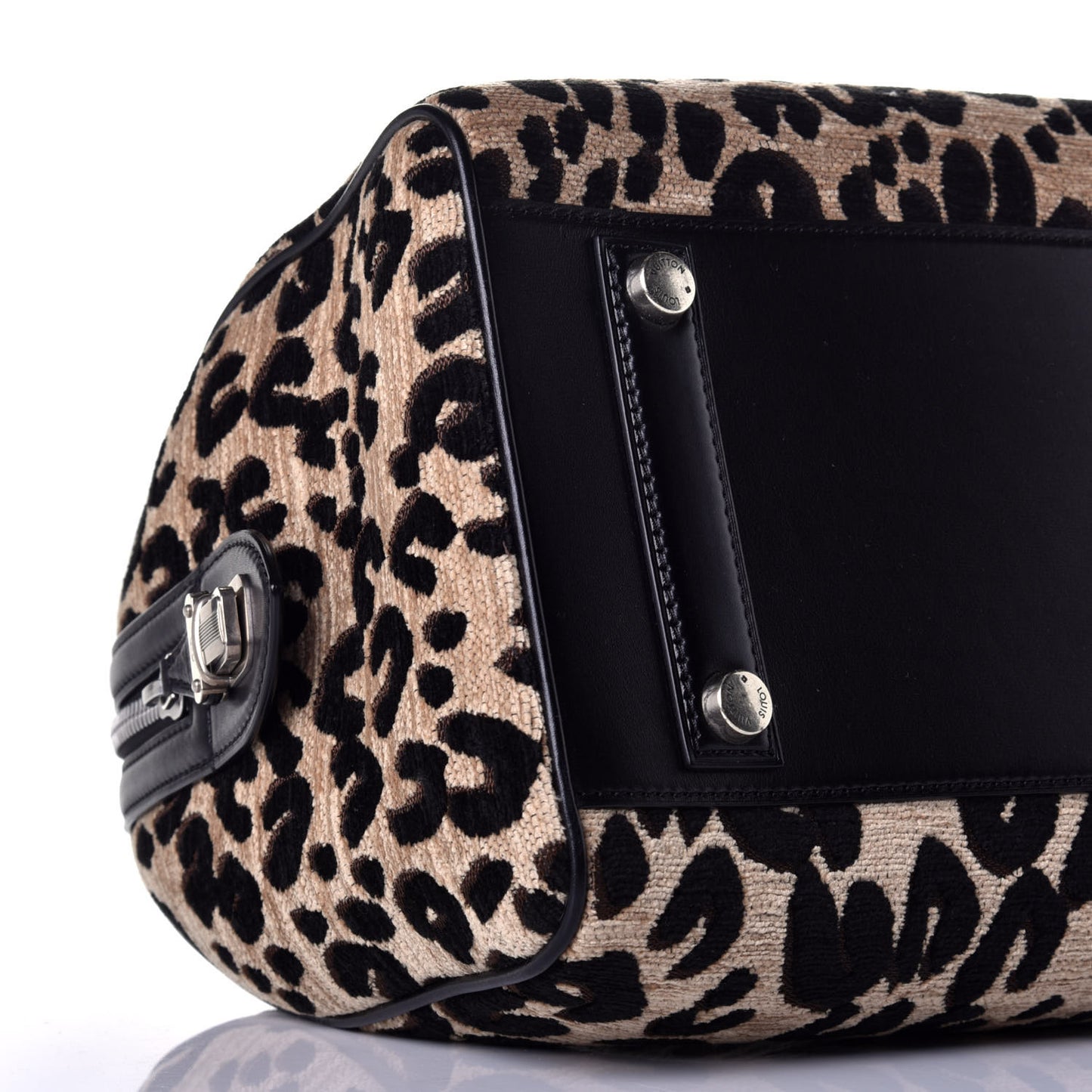 Jacquard Velvet Leopard Print Stephen Sprouse Speedy