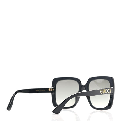 Gucci Crystal Square Frame GG Sunglasses GG0418S Black 4 of 7