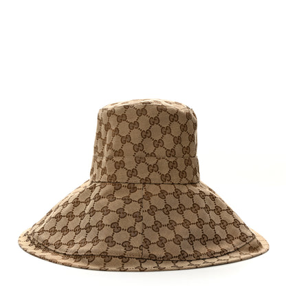 Gucci Monogram Wide Brim Hat M Beige 6 of 9