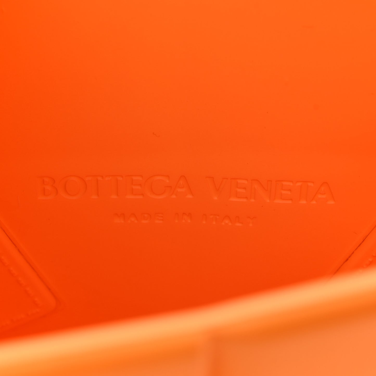Rubber Maxi Intrecciato Mini Arco Tangerine