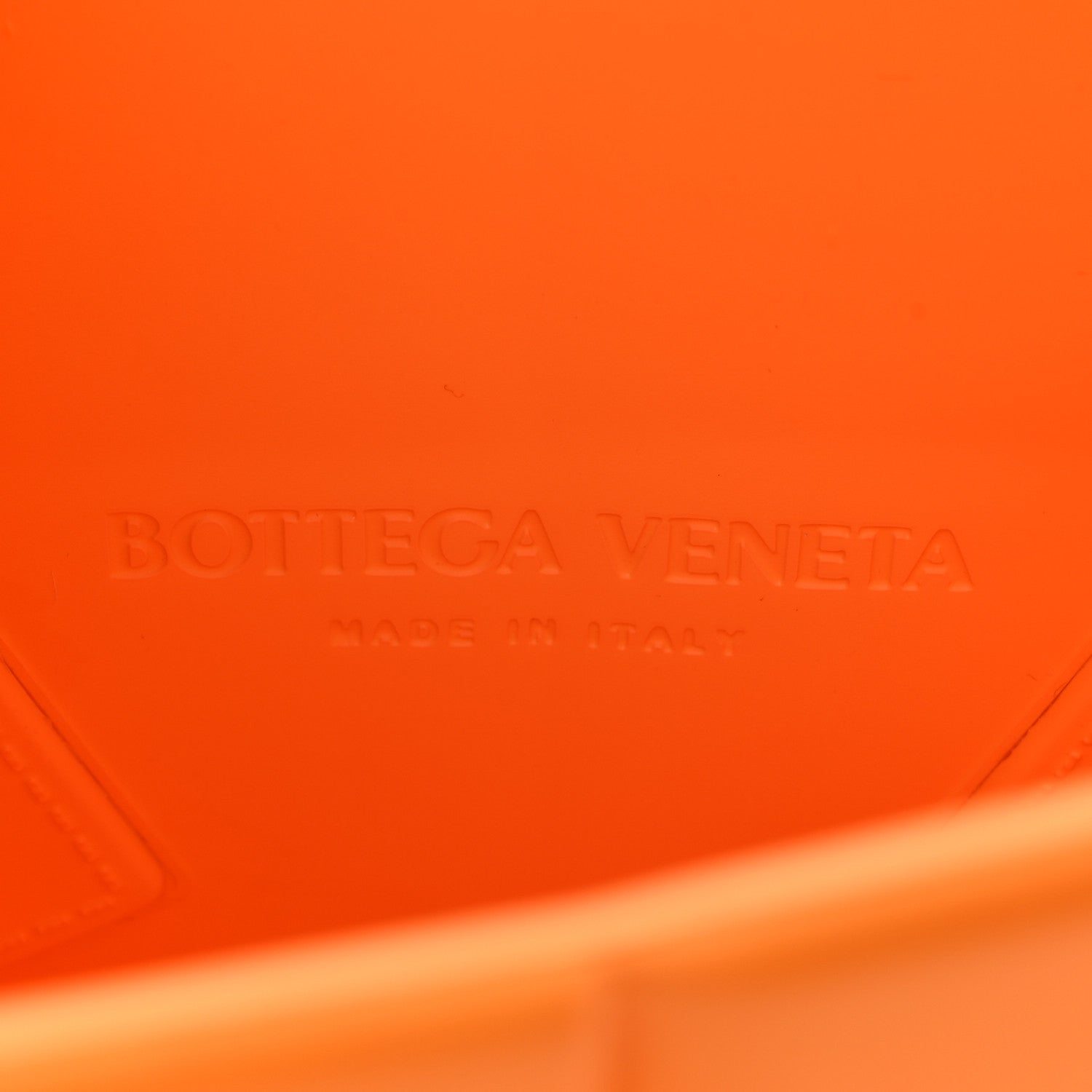 Bottega Veneta Rubber Maxi Intrecciato Mini Arco Tangerine 6 of 9