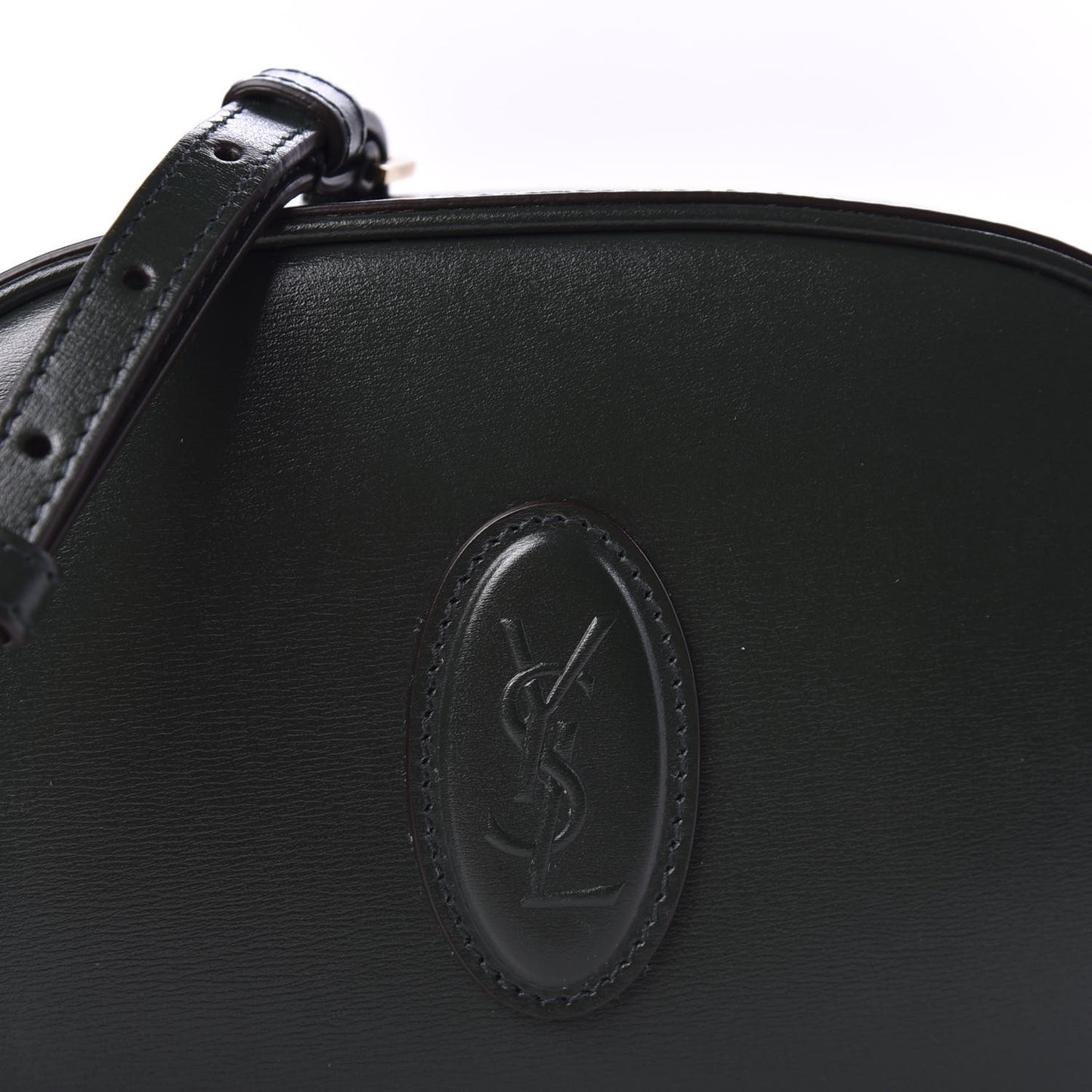 Calfskin Le 61 Camera Bag Dark Green