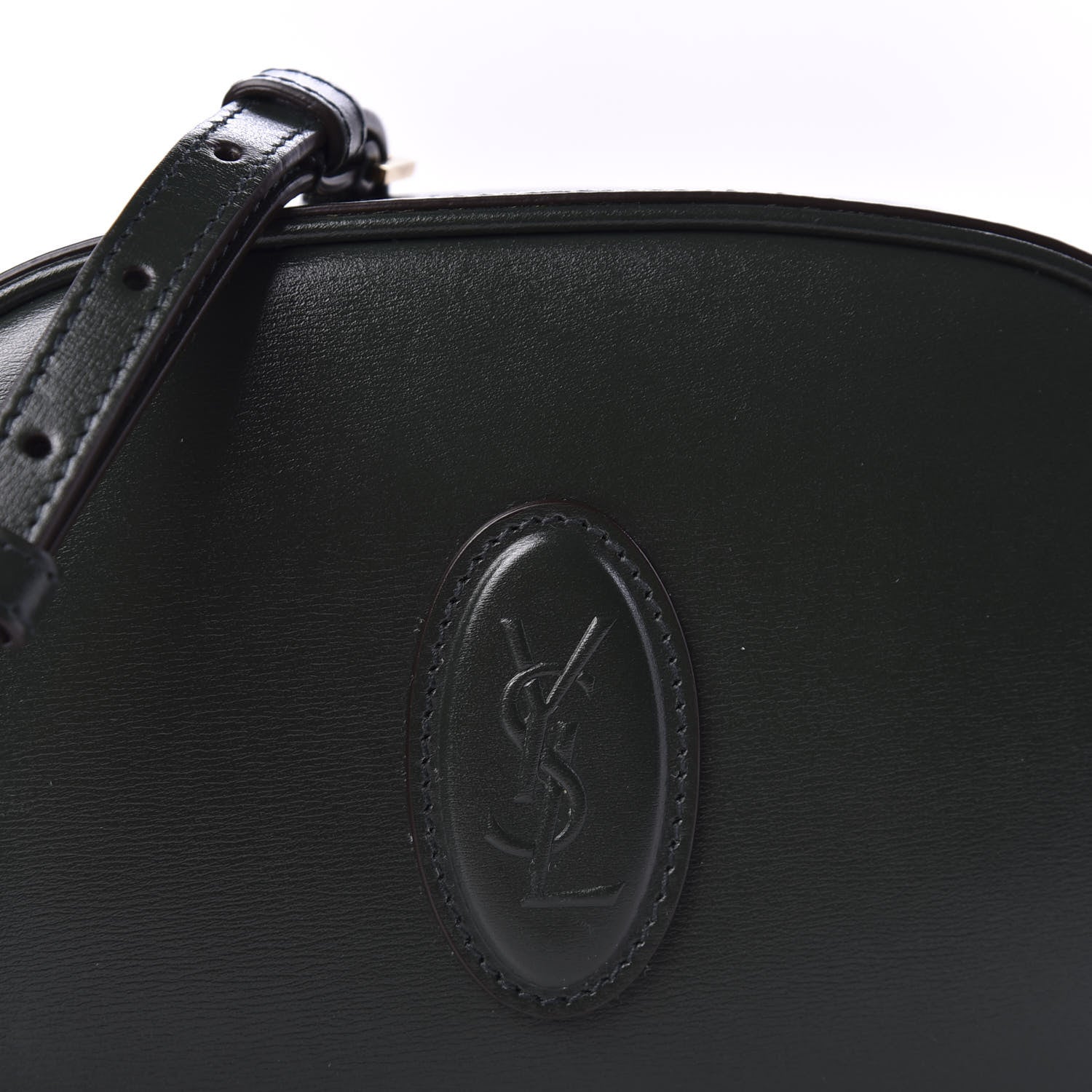 Saint Laurent Calfskin Le 61 Camera Bag Dark Green 8 of 9